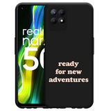 Hoesje Zwart geschikt voor Realme Narzo 50 New Adventures