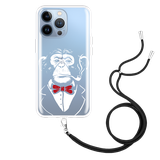 Hoesje met Koord geschikt voor iPhone 13 Pro - Smoking Chimp