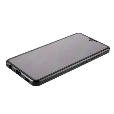 Cazy Magnetic Glass Hoesje geschikt voor Samsung Galaxy A72 5G - Zwart