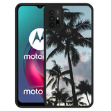 Hardcase hoesje geschikt voor Motorola Moto G10 - Palmtrees