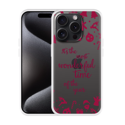 Cazy Hoesje geschikt voor iPhone 15 Pro Max Most Wonderful Time