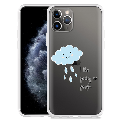 Cazy Hoesje geschikt voor iPhone 11 Pro - Cloud