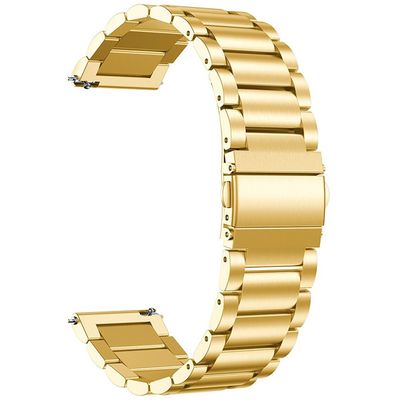 Cazy Bandje geschikt voor Samsung Galaxy Watch Active 2 - Metalen Horlogebandje - Goud