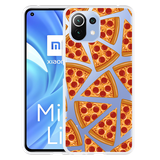 Cazy Hoesje geschikt voor Xiaomi Mi 11 Lite - Pizza Party