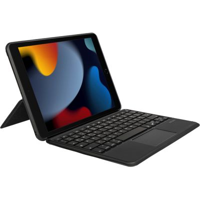 Hoes geschikt voor iPad 10.2 2021/2020 - Gecko Keyboard Cover 2.0 - QWERTZ - Grijs