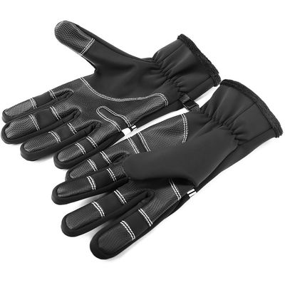 Cazy Touchscreen Sport Handschoenen - Zwart - Maat XL
