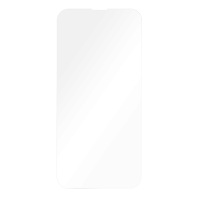 Njord Collections Zalm Leder Hoesje geschikt voor iPhone 13 + Cazy Screen Protector - Grijs