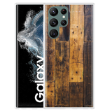 Hoesje geschikt voor Samsung Galaxy S22 Ultra - Special Wood