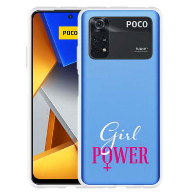 Cazy Hoesje geschikt voor Poco M4 Pro - Girl Power