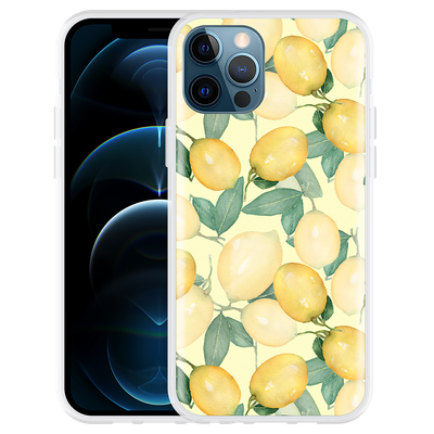 Cazy Hoesje geschikt voor iPhone 12 Pro - Lemons