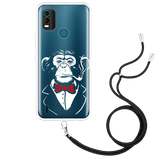 Hoesje met Koord geschikt voor Nokia C21 Plus - Smoking Chimp