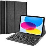 Hoes met Toetsenbord AZERTY - geschikt voor iPad 2022 (10th Gen) - Zwart