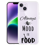 Hoesje geschikt voor iPhone 14 Plus - Mood for Food Black
