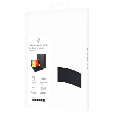 Cazy Hoes met Toetsenbord QWERTY - geschikt voor Xiaomi Redmi Pad SE - Zwart