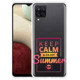 Hoesje geschikt voor Samsung Galaxy A12 - Summer Time