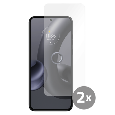 Cazy Tempered Glass Screen Protector geschikt voor Motorola Edge 30 Neo - Transparant - 2 stuks