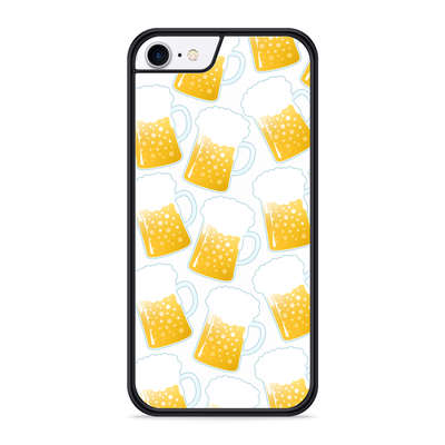 Cazy Hardcase hoesje geschikt voor iPhone 8 - Bierpullen