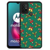 Hardcase hoesje geschikt voor Motorola Moto G10 - Kerstpatroon