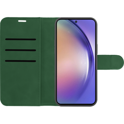 Cazy Uitneembaar Wallet Hoesje voor Samsung Galaxy A35 - Magnetisch 2-in-1 Hoesje met Pasvakjes - Groen