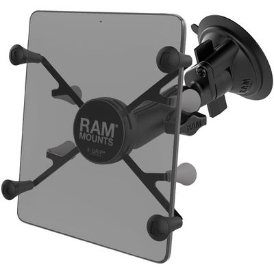 RAM Mounts RAM® X-Grip® 7-8 inch Tablet Mount with RAM® Twist-Lock™ Suction Cup Base (black)