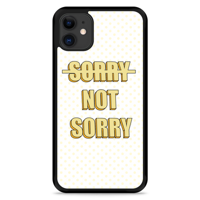 Cazy Hardcase hoesje geschikt voor iPhone 11 - Sorry not Sorry