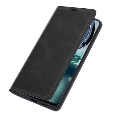 Cazy Wallet Magnetic Hoesje geschikt voor Motorola Moto G62 5G - Zwart