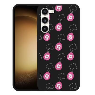 Cazy Hoesje Zwart geschikt voor Samsung Galaxy S23+ Tamagotchi