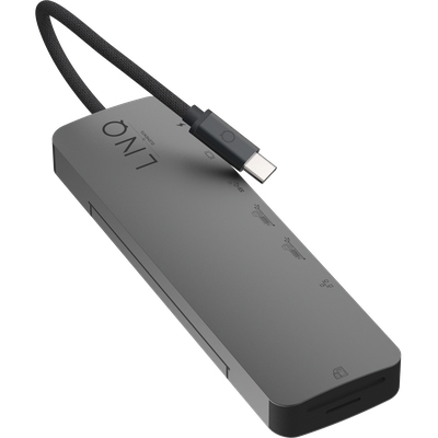 LINQ Connects 9-in-1 SSD Pro USB-C Multiport Hub  + 2M USB-C PD Kabel