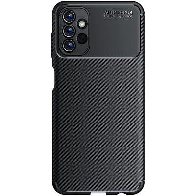 Cazy Hoesje geschikt voor Samsung Galaxy A13 4G - Rugged TPU - Zwart