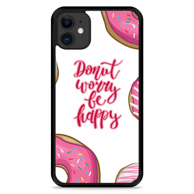 Cazy Hardcase hoesje geschikt voor iPhone 11 - Donut Worry
