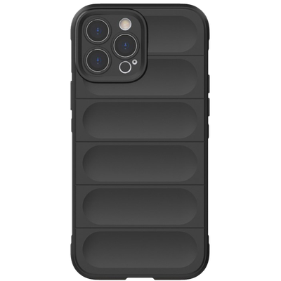 Cazy Shockproof TPU Hoesje geschikt voor iPhone 13 Pro Max - Zwart
