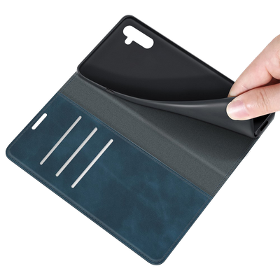 Cazy Wallet Magnetic Hoesje geschikt voor Samsung Galaxy A13 5G - Blauw