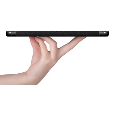 Cazy TriFold Hoes met Auto Slaap/Wake geschikt voor Lenovo Tab M10 FHD Plus Gen 2 - Zwart