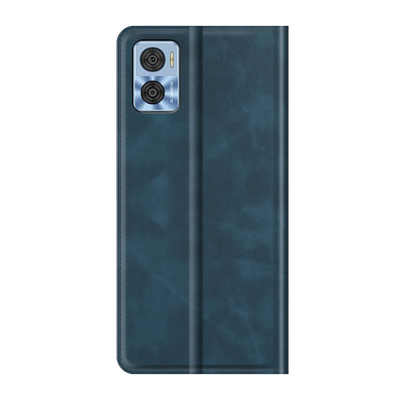Cazy Wallet Magnetic Hoesje geschikt voor Motorola Moto E22/E22i - Blauw