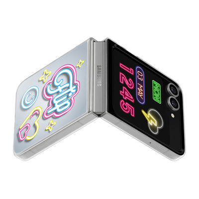 Samsung Hoesje geschikt voor Samsung Galaxy Z Flip6 - FlipSuit Cover - Transparant