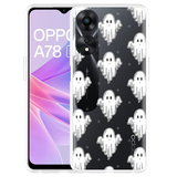 Hoesje geschikt voor Oppo A78 5G Spookjes