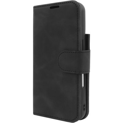 Cazy Uitneembare 2-in-1 Bookcase geschikt voor iPhone 16 - geschikt voor Magsafe - Hoesje met Pasjeshouder - Zwart