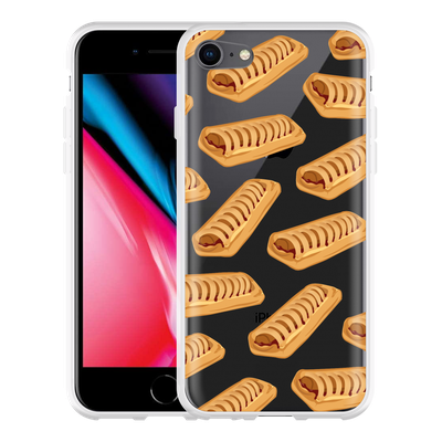 Cazy Hoesje geschikt voor iPhone 8 - Frikandelbroodjes