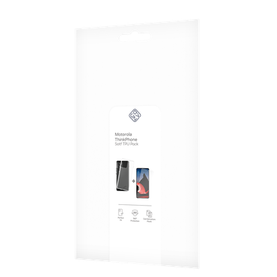 Cazy Soft TPU Hoesje + Tempered Glass Protector geschikt voor Motorola ThinkPhone - Transparant
