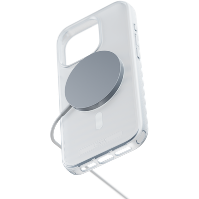 Njord Collections 100% GRS Hoesje geschikt voor iPhone 15 Pro - Mag compatibel - Duurzaam materiaal - Transparant