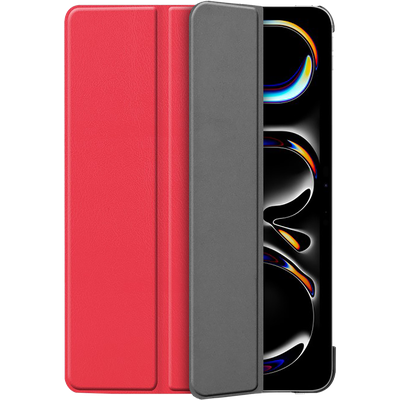 Cazy Hoes geschikt voor iPad Pro 11 2024 (5th Gen) - TriFold Tablet Smart Cover - Rood