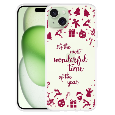 Cazy Hoesje geschikt voor iPhone 15 Plus Most Wonderful Time