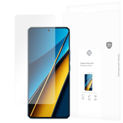 Cazy Tempered Glass Screen Protector geschikt voor Xiaomi Poco X6 - Transparant