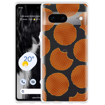 Cazy Hoesje geschikt voor Google Pixel 7 - Stroopwafels