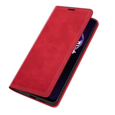 Cazy Wallet Magnetic Hoesje geschikt voor Realme 9 Pro+ - Rood