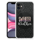 Hoesje geschikt voor iPhone 11 - Sweater Weather