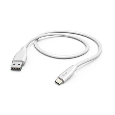 Hama USB-A naar USB-C kabel - 150cm - Wit
