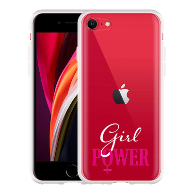 Cazy Hoesje geschikt voor iPhone SE 2020 - Girl Power