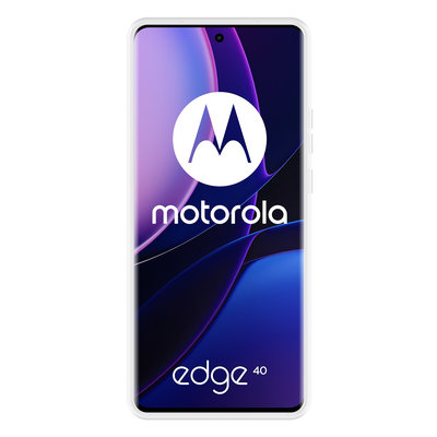 Just in Case Motorola Edge 40 - Soft TPU Case with Necklace Strap - Clear