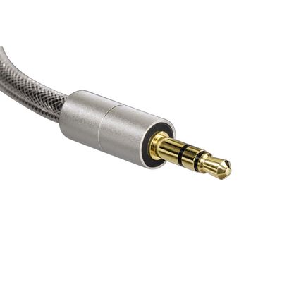 Hama Aluline Audio Splitter Adapter - 3,5mm Jack Plug naar 2 x 3,5mm Socket - Zilver